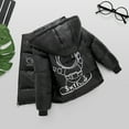 thumbnail image 4 of Godderr Kids Toddler Boy Girl Winter down Coat Warm Baby Newborn Hooded Lightweight Winter Cotton Coat Outerwear for 9M-7Y, 4 of 6