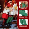 thumbnail image 3 of Yoyauz Christmas Party Over Knee Socks Over Knee Stockings Leg Bow Hairball Thigh Stockings For Ladies and Girls, 3 of 7