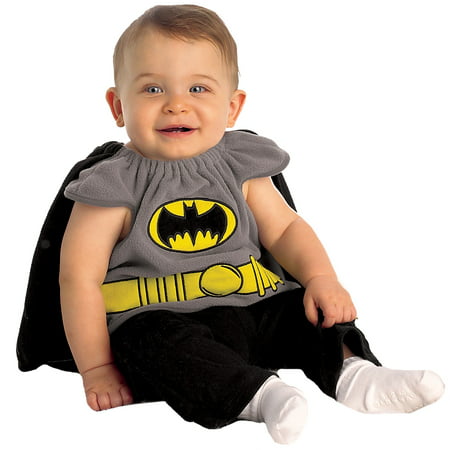 Rubie's Newborns 'Baby Batman' Halloween Costume, Grey/Black/Yellow, 0-9 M