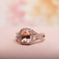 thumbnail image 6 of Everly Women's Morganite 10K Rose Gold Engagement Ring, 6 of 9