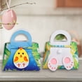 thumbnail image 4 of Kearding Bolsa de regalo de Pascua de 4 piezas Interesante hogar Interesante Paquete de regalo de festival no tejido Bolsas Bolsas Suministros Kits de decoración para fiestas, 4 of 6