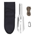 thumbnail image 1 of Camping Shovel, Widely Use Lightweight Firm Structure Survival Multitool With D Type Buckle For Backpacking Silver, 1 of 8
