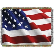 Flag Movement Woven Tapestry Throw Blanket