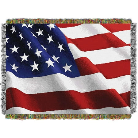Flag Movement Woven Tapestry Throw Blanket
