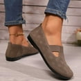 thumbnail image 5 of Xiaoxatg Comfortable Women's Casual On Shoes with Breathable Hollow Design for Everyday Use with Shorts Pants and Jeans in Spring Summer and Fall 8.5 Coffee, 5 of 9