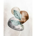 thumbnail image 3 of Allen, Kimberly 12x14 Black Modern Framed Museum Art Print Titled - Stone Leaf 2, 3 of 5