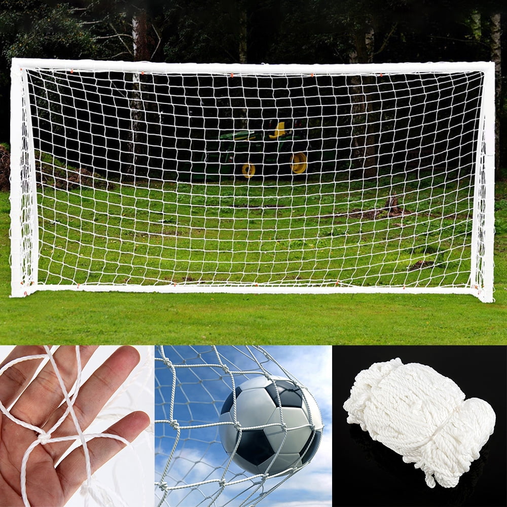 Football Goal Post Soccer Net training Replace Net Sports Net Rope Nylon UK 
