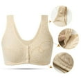 thumbnail image 5 of Deepwonder Women Bra Wireless Plus Size Middle-aged And Elderly Front Buckle Vest 38 One Size, 5 of 5