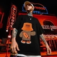 thumbnail image 5 of Nuevas camisetas gráficas Happy Bear gratis para hombre, camisetas casuales de manga corta de algodón de gran tamaño, camisetas de verano Y2K para hombre, 5 of 5