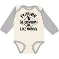 thumbnail image 3 of Inktastic Veterinarian Like Mommy Boys or Girls Long Sleeve Baby Bodysuit, 3 of 5