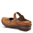 thumbnail image 7 of Spring Step L'Artiste Aneria Women's Mule Round Toe Clog - Hand-Painted Floral Laser Cut Leather - Adjustable Hook-and-Loop Strap Brushed with Gold Buckle, 7 of 7