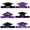 Purple, variant on 6 Pcs Paper Graduation Cap Headbands, Handmade Saffron Mini Mortarboard Hair Accessories, Party Favors, Academic Celebration Costume Props, Accessory