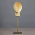 thumbnail image 2 of Mannequin Manikin Head Model Wigs Glasses Hats Display Headset Model Stand Foam Stand Gold, 2 of 9