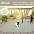 thumbnail image 6 of Homespice Slate Washable 8x10' Oval Rug for Living Room, Bedroom Rug and Dining Room, Indoor-Outdoor Patio Rug Pet Friendly. Decor Style- Farmhouse Rug, Rustic, Country, Gray Braided Rug, 6 of 7