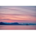 thumbnail image 2 of Engelbrecht, Jim 18x13 White Modern Wood Framed Museum Art Print Titled - Sunset on Berners Bay-Juneau-Alaska, 2 of 4