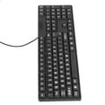 Wired Large Print Keyboard for Elderly 104 Keys Large Character Plug