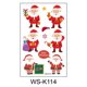 thumbnail image 3 of Tatuaje temporal de Navidad, Papá Noel, pegatinas para tatuajes infantiles, medias, árbol de Navidad, muñecos de nieve, rellenos de medias y regalos, 3 of 5