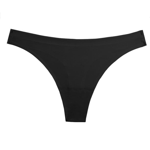 TrowBridge-bragas lisas simples para mujer, Tanga Sexy sin costuras, ropa interior para niña, lencería amigable con la piel, calzoncillos de satén de seda