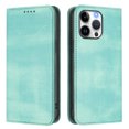 thumbnail image 2 of for iPhone 13 Pro Wallet Rugged Case, Premium PU Leather RFID Blocking Card Slots Kickstand Classic Full Body Protection Magnetic Function Durable Phone Cover for iPhone 13 Pro, Mint, 2 of 9