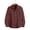 Wine, variant on UTSJKR Men's Oversized Loose Fit Linen-Blend Long Sleeve Button-Down Shirt, Casual Top, Hot Summer Beach Street Daily Comfort Wear Green XXL