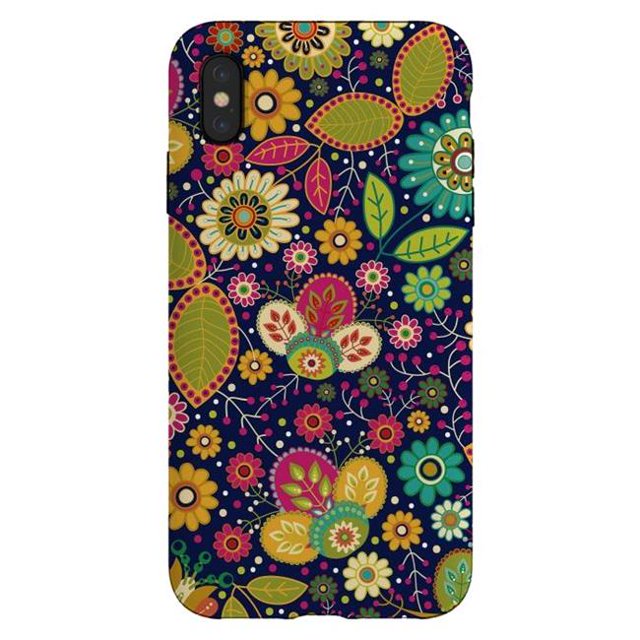 ArtsCase AC-00365003 Pretty Green Multicolor Flowers Case for iPhone XS Max