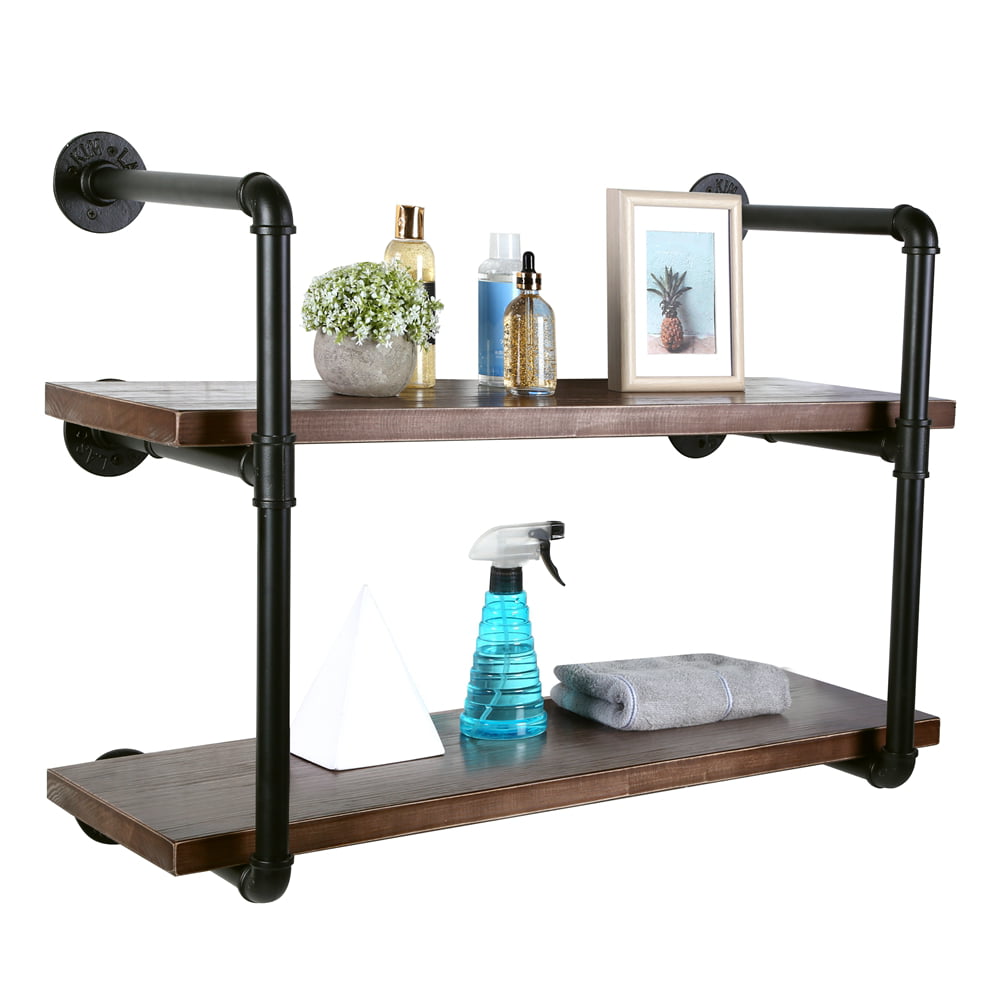 Details about   Wall Mounted Storage Rack Wooden Shelf Organizer For Home Decors And Display 