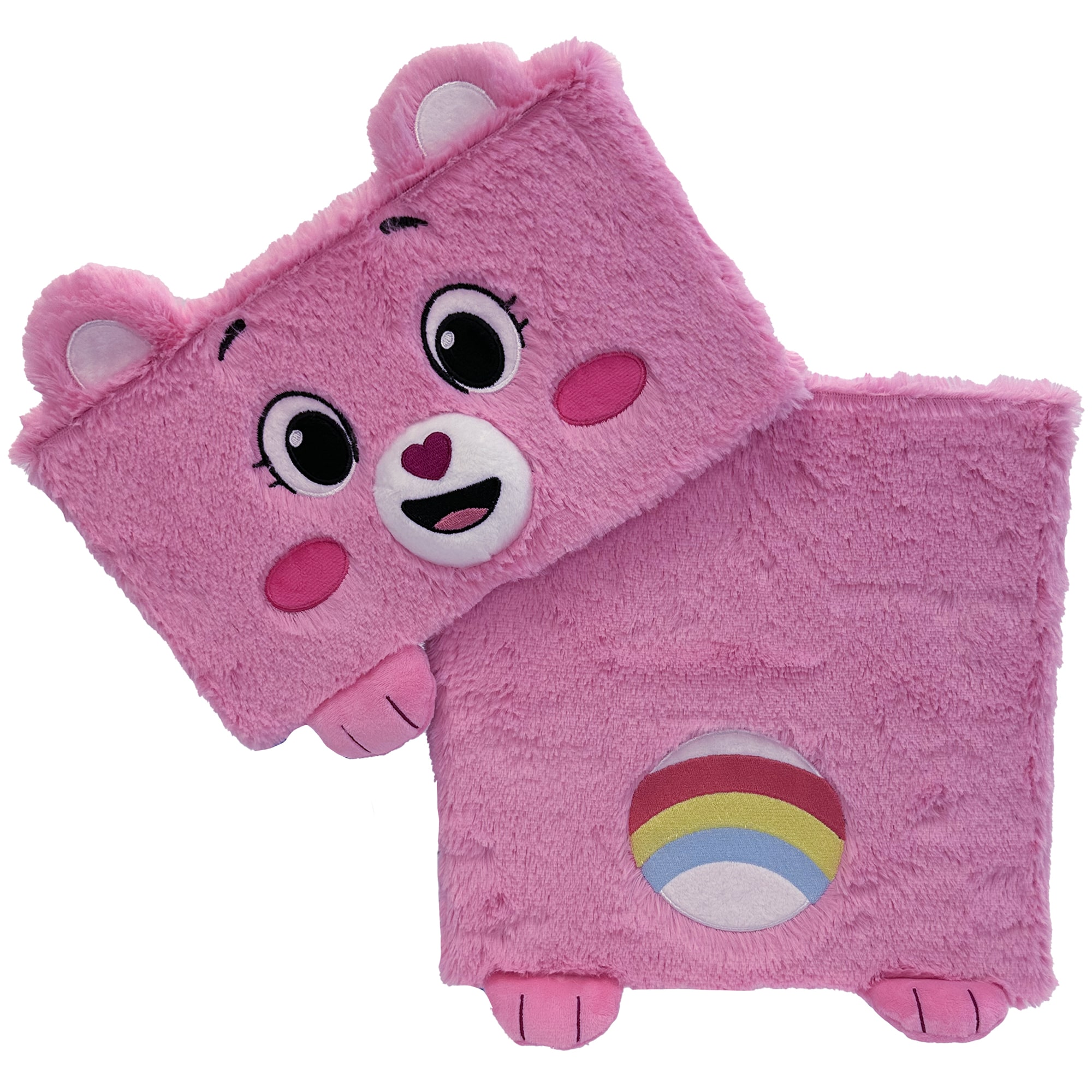 Care Bears: Storables 10" Box - Cheer Bear - Pink Character Themed Bin, Fabric Storage Container, Opening Top Lid, Holds Toys, Books & More, Licensed