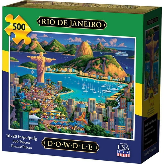 Dowdle 500 Piece Rio De Janeiro 16 x 20 Jigsaw Puzzle
