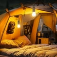 thumbnail image 2 of 5 Pcs Lampe Portable Extérieure 3 modes Lanterne de Camping Randonnée avec Clip, 2 of 8