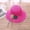 Rose red, variant on New Spring And Summer Sun Sunscreen, Sun Hat Ms. Xiaobian Straw Hat Beach Hat Anti -UV Prevention