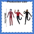 thumbnail image 2 of Michael Poseable Plush Figure Set, Bendable Internal Wire Frame Stuffed Doll, Ugly‑Cute Pillow‑Style Plush Toy, Iconic Stage Look Collectible Gift for MJ Fans,11", 2 of 4