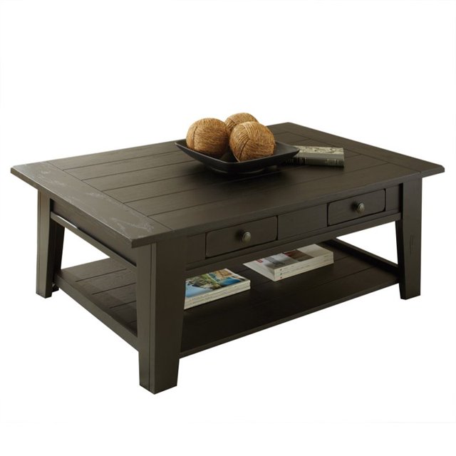 Bowery Hill Table Basse en Noir Antique