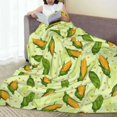 thumbnail image 6 of Sikiie Fresh Corn Ultra-Soft Micro flannel Blanket Luxury All Seasons Warm Blanket for Bedding Sofa and Travel (4 sizes)-50"x40", 6 of 7