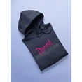 thumbnail image 3 of Dis Feelings Quote Hoodie Women -Image by Shutterstock, Female Medium, 3 of 4