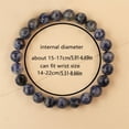thumbnail image 3 of Sodalite Bracelet for Women & Men, Blue Healing Stretch Bracelet for Confidence & Stress Relief, Handmade Natural Gemstone Beaded Energy Jewelry, Unisex Yoga & Meditation Gift, 3 of 5