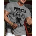 thumbnail image 2 of Gymish You Can Handle It Men’s Workout T-Shirt – Funny Gym Shirt, Lifting Tee, Athletic Fitness & Weightlifting Shirt, 2 of 6