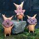 thumbnail image 5 of 2PCS Wood Statue Decoration Resin Handwork Statue Game Lovers,B, 5 of 5