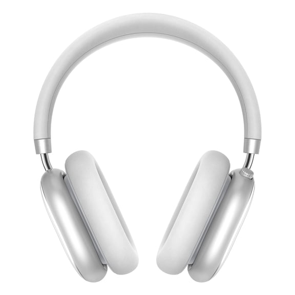 Srhythm NiceComfort 95 Hybrid Noise Cancelling Headphone Wireless, Over Ear Bluetooth 6.0 Headphones with Transparency Mode, ENC, HD Sound,Space Silver