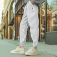 thumbnail image 4 of Dalix Astronaut Embroidery Heavy Weight Fleece Sweatpants Soft Lounge Pant Drawstring Waistband Pockets Mens in Lunar Gray S Small, 4 of 5