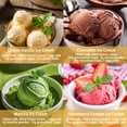 thumbnail image 2 of Mini Ice Cream Maker for Home 15-Minute One-Touch Dessert Adjustable Texture & Sweetness Compact Electric Makers for Kitchen, Family Treats, 2 of 7