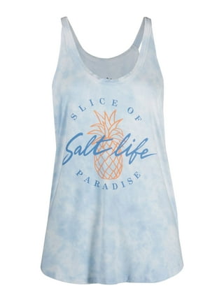 Salt Life Women's Back to Paradise Tank Top, X-Large, Cotton