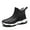 Black, variant on AUXDIQ Rain Boots Women Short Ankle Waterproof Rain Shoes Outdoor Garden Shoes