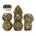 thumbnail image 1 of Juego de dados DND ALOBGHDC con forma de calavera, poliédrico hueco, 7 unidades, con caja, 1 of 6