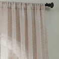 thumbnail image 3 of Open Weave Cinder Grey Linen Sheer (1 Panel), Open Weave Cinder Grey, 50W X 96L, 3 of 6