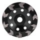thumbnail image 2 of Muela abrasiva de 150 mm rectificadora Muela abrasiva de fácil uso de 150 mm Lijado de hormigón negro para hombre para piezas de reparación ANGGREK Otros, 2 of 8