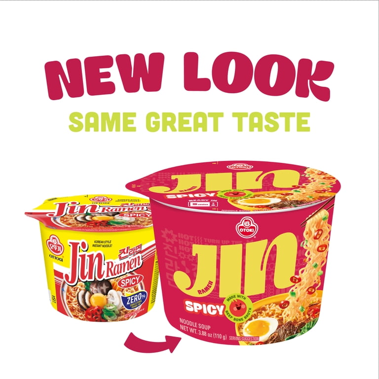 OTOKI Jin Ramen Spicy Bowl 3.88 oz (Pack of 6) – Authentic Korean