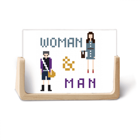 Men Women Backpacks Jewelry Photo Wooden Photo Frame Tabletop Display