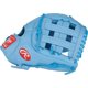 thumbnail image 2 of Rawlings | Guante de béisbol serie R9 | 11,75"" | Lanzamiento con la mano derecha | Azul Colombia, 2 of 5