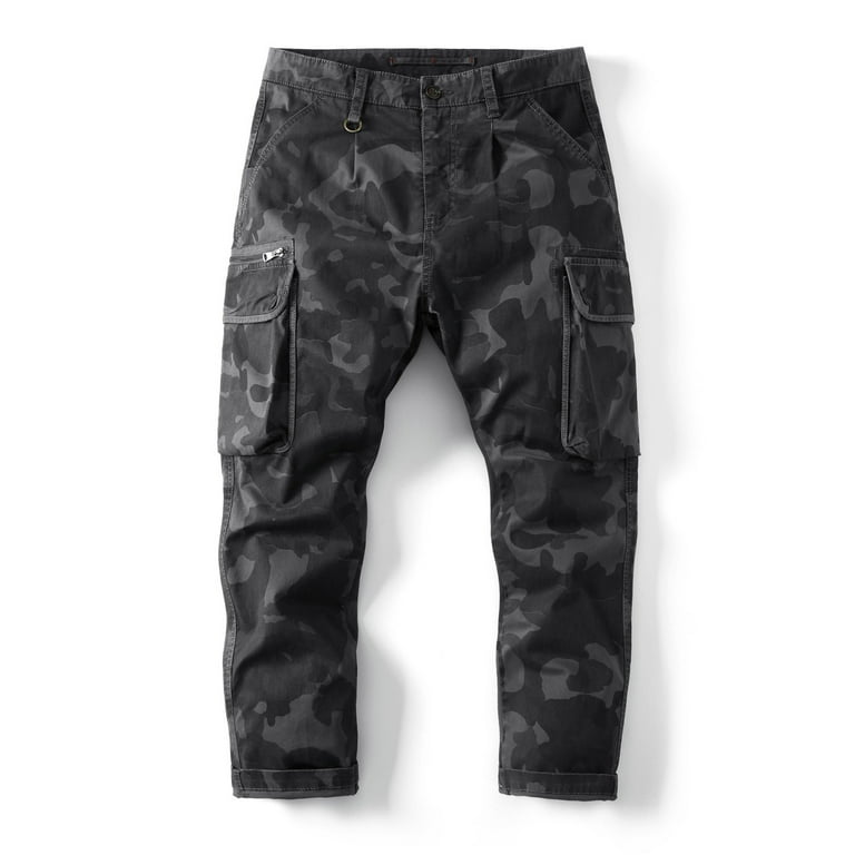 Men's Camo Cargo Pants -Military Fatigue Pant Camouflage