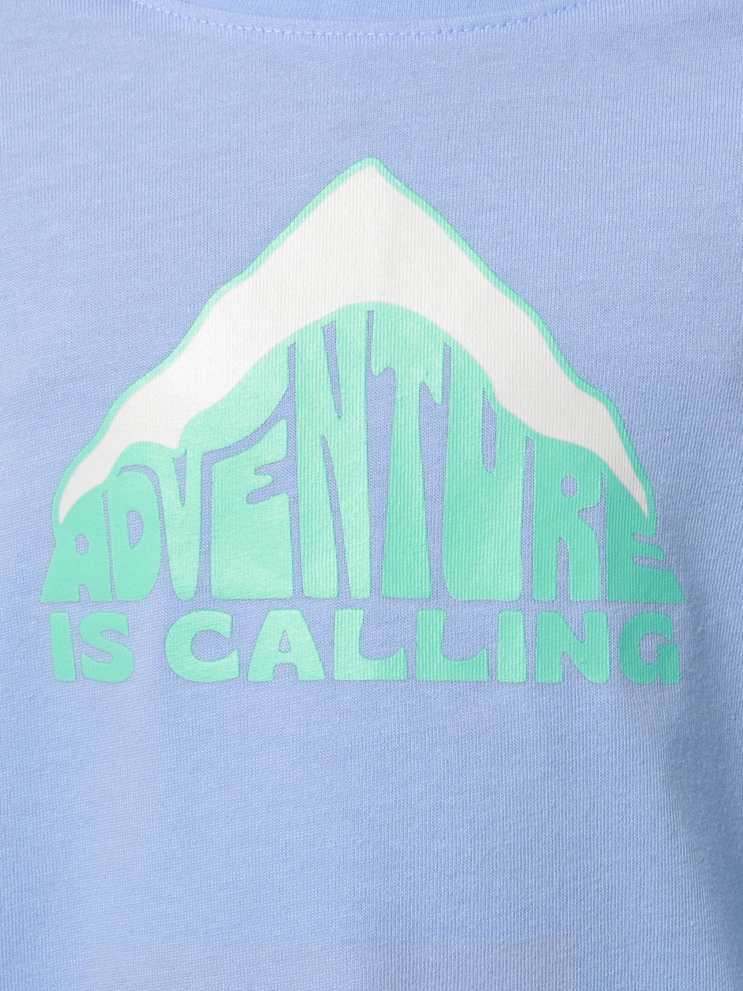 Ozark Trail Girl's Graphic Long Sleeve Tee, Sizes 4-18 & Plus